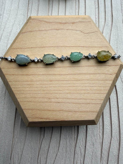 Cloud Jadeite Bracelet