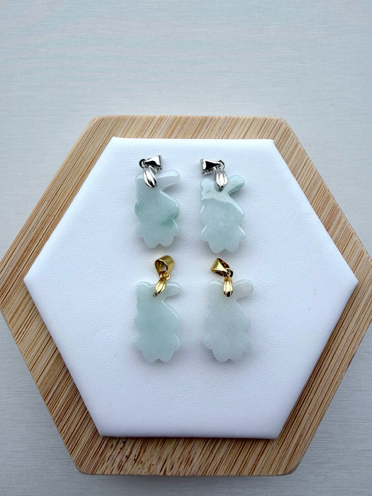 Celestial Bunny Jadeite Charm