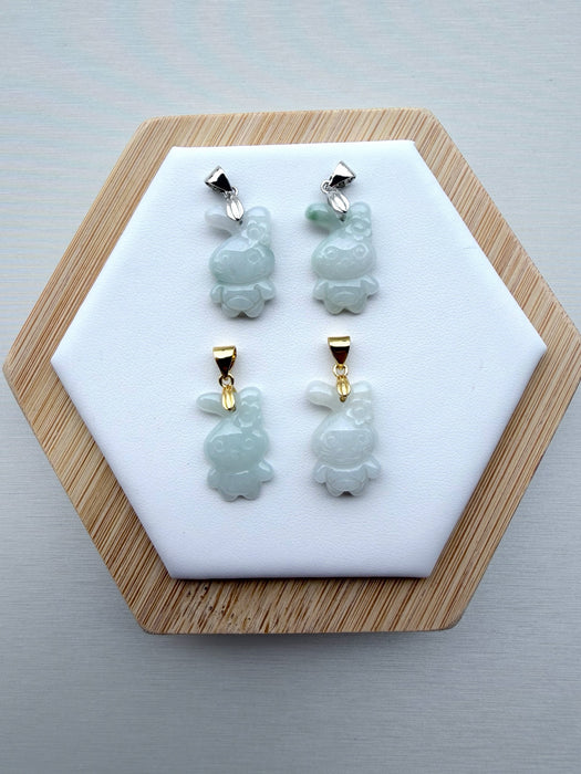 Celestial Bunny Jadeite Charm
